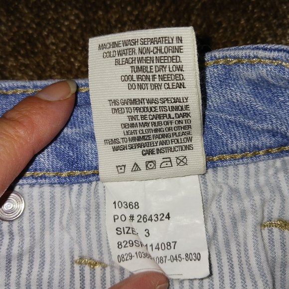 Bullhead Denim Short Shorts Junior 3 Distressed Freyed - Picture 8 of 8